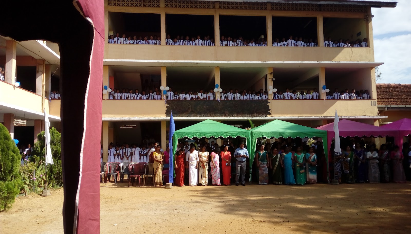 Carmel Girls' Central College School in Chilaw, Sri Lanka