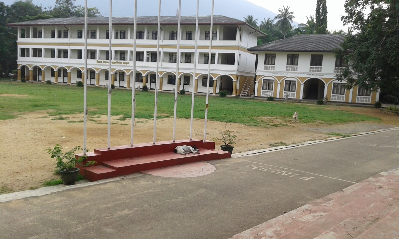 Gankanda Central College School in Pelmadulla, Sri Lanka