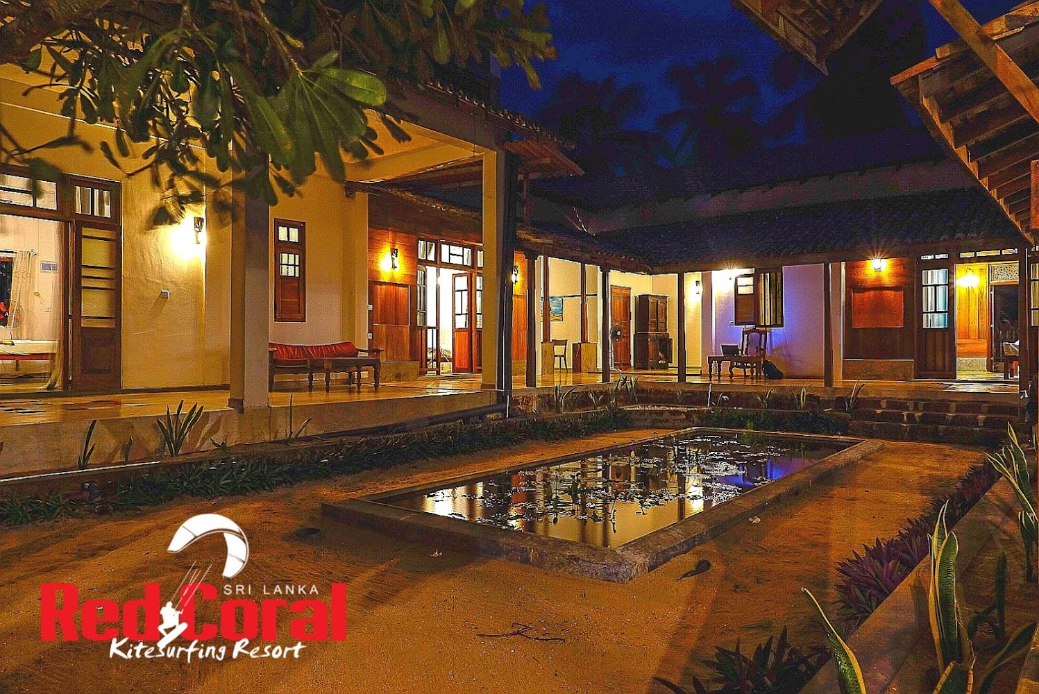 Red Coral Kitesurfing Resort Hotel in Kalpitiya, Sri Lanka